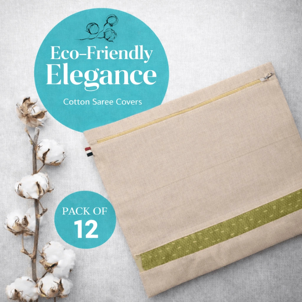 Premium Cotton Saree Covers with Zip