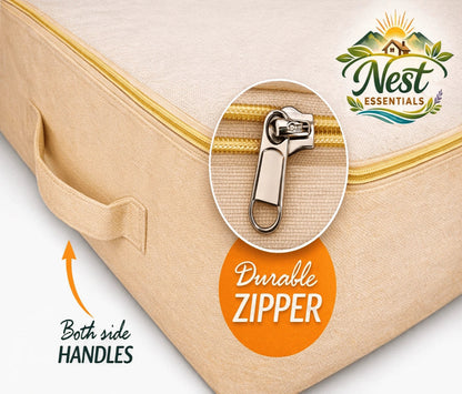 Premium canvas cotton clothes storage bags