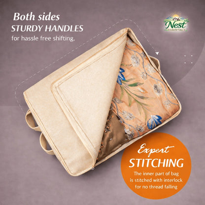 Premium canvas cotton clothes storage bags