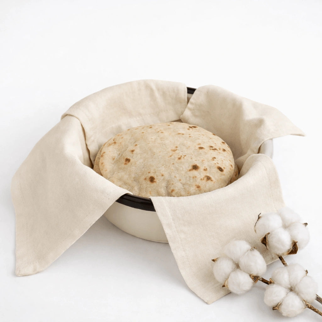 Premium Cotton Double Layer Roti Clothes Wrap with Flaps